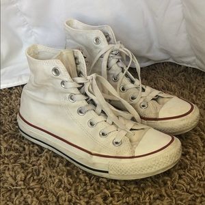white high top converse